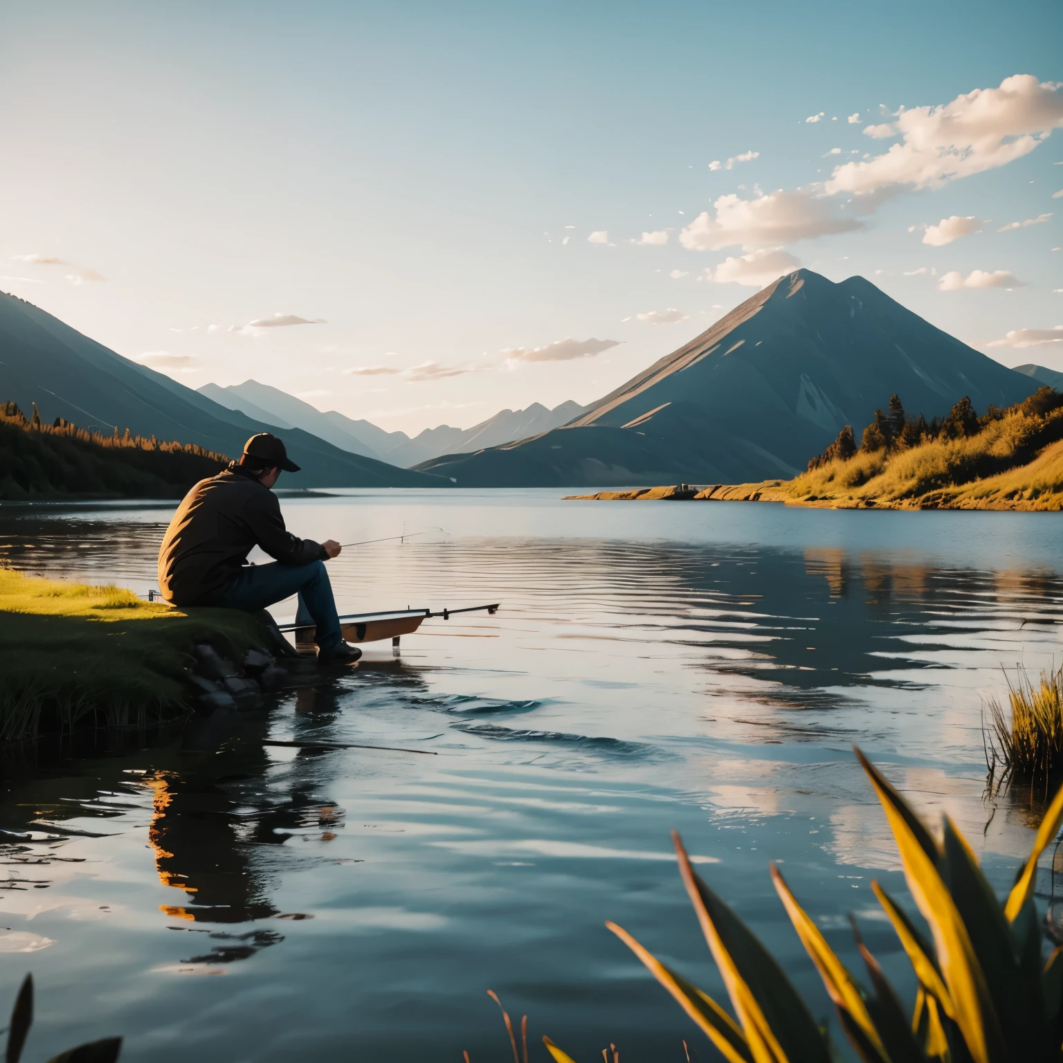 man fishing 