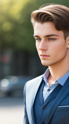 Young German man . facefocus