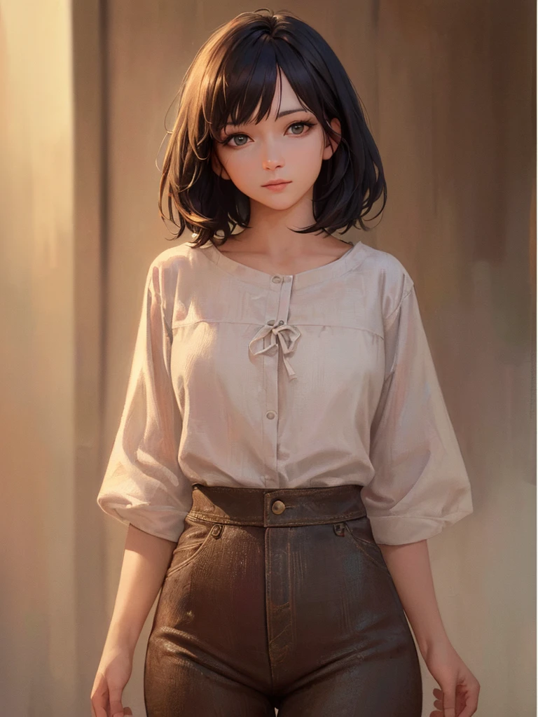 (Highest quality、8k、32K、masterpiece)、(Realistic)、(Realistic:1.2)、(High resolution)、Very detailed、Very beautiful face and eyes、(((Women's Solo Shot)))、Tight waist、(Highest quality、Attention to detail、Rich skin detail)、(Highest quality、8k、Oil paints:1.2)、(Realistic、Realistic:1.37)、Bright colors、(((Cowboy Shot)))、(((Bob Hair)))、(((Medium Hair)))、(((It&#39;s a really fun atmosphere)))、((smile))、(((Friendly)))、(((Brown Hair)))、((Collared short-sleeved shirt, Sailor suit, Navy blue checkered pleated skirt, Red tie), )、(((Park during the day)))、(((Waving right hand)))、(((You can see the Ferris wheel)))、(((I&#39;m at the amusement park)))、(((Teeth are visible)))