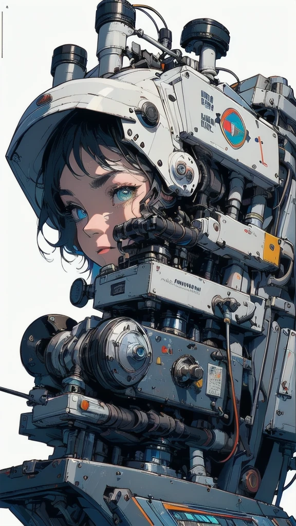 (((masterpiece, highest quality))),(((solo:1.2))),(((1girl:1.2))),32k wallpaper, very detailed, poster, vintage science fiction,(((((geometric cinematic movie poster))))), ((bauhaus)),(shape),(((abstract))),(mid century modern),movie poster,(((((portfolio))))),(((((Close-up))))),(((((bust up))))),((((more various angle)))),((((highlight)))),((((heterochromia)))),(((complete. detailed face))),((((Extremely talented)))),(((((most complecated futristic machine))))),(Colorful color scheme),(((detailed unlimited mechanic complete equipment ))),(((Absolutely white background)))