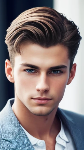 Young handsome German man  . facefocus