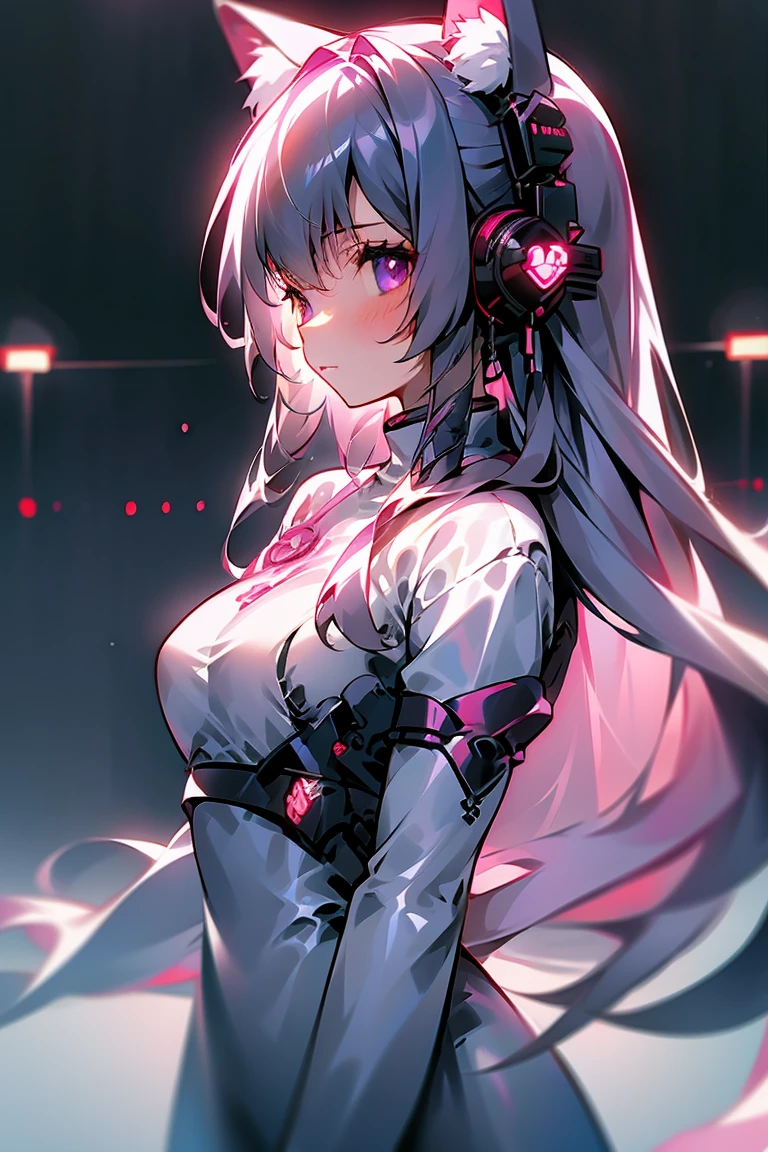 1 person, 20-year-old girl, One person, (Silver Hair), Long pointed ears、Elf、(Gradient sky blue hair tip:1.6), hair, Ridiculously long hair, Single Side Lock, Wavy Hair, Shine髪, Floating Hair, (Fantastic deep purple eyes), Delicate eyes, Aqua Eye, Very fine eye, Long upper eyelashes, ((Glowing Eyes)), compensate, Focus on the face, Highly detailed facial, Pretty face, Perfect breasts, Hot body, (Delicate skin texture:1.2), break, White extra long skirt, Fashion Clothing, necklace, Technical clothing masterpiece, on the road, Gazing at the starry sky, meteor, cyber punk, Detailed Background, The perfect layered cut, clean focus, (magazine:1.3), (Cover Style:1.3), Octane Rendering, Tyndall effect, Real, Dark studio, Side light, 2-color illumination, realism, Chiaroscuro, (Shine光), Shine, Ray Tracing, Cinema Lighting, Futurism, Motion Blur, Atmospheric perspective, Depth of written boundary, Bokeh, Highest quality, 超High resolution, Super Detail, masterpiece, High resolution, Accurate, retina, Anatomically correct