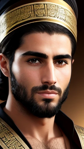 A handsome Babylonian Jewish man . facefocus