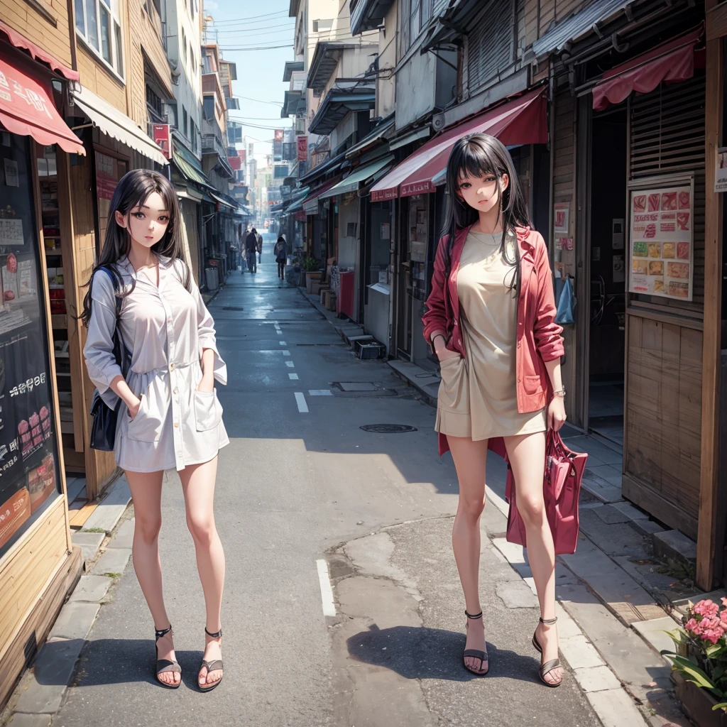 araffe woman in nude walking down the street with her hand in her pocket, nude, korean girl,beautiful south korean woman,beautiful young korean woman,gorgeous young korean woman, ulzzang, beautiful asian girl, 