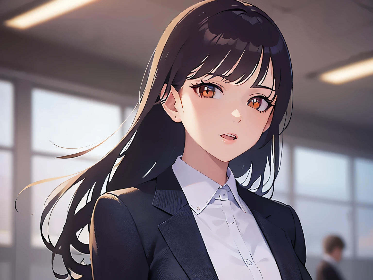 Orange eyes