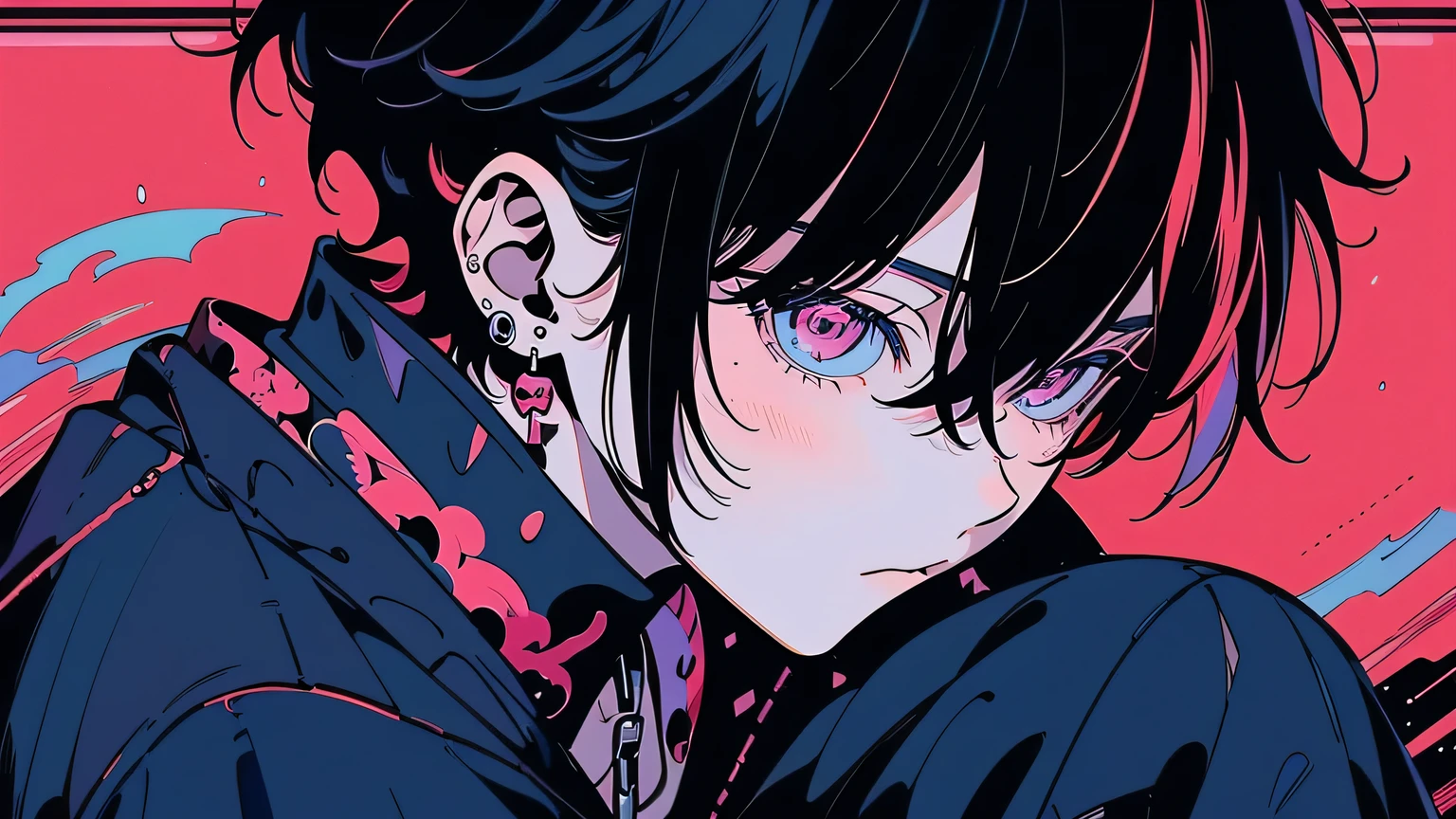 there is a boy sitting on a couch with a cell phone, digital anime illustration, anime boy, artwork in the style of guweiz, looking at his phone, in an anime style, in anime style, anime lover, high quality anime artstyle, anime picture, today's featured anime still, guweiz, high quality fanart, anime artstyle
