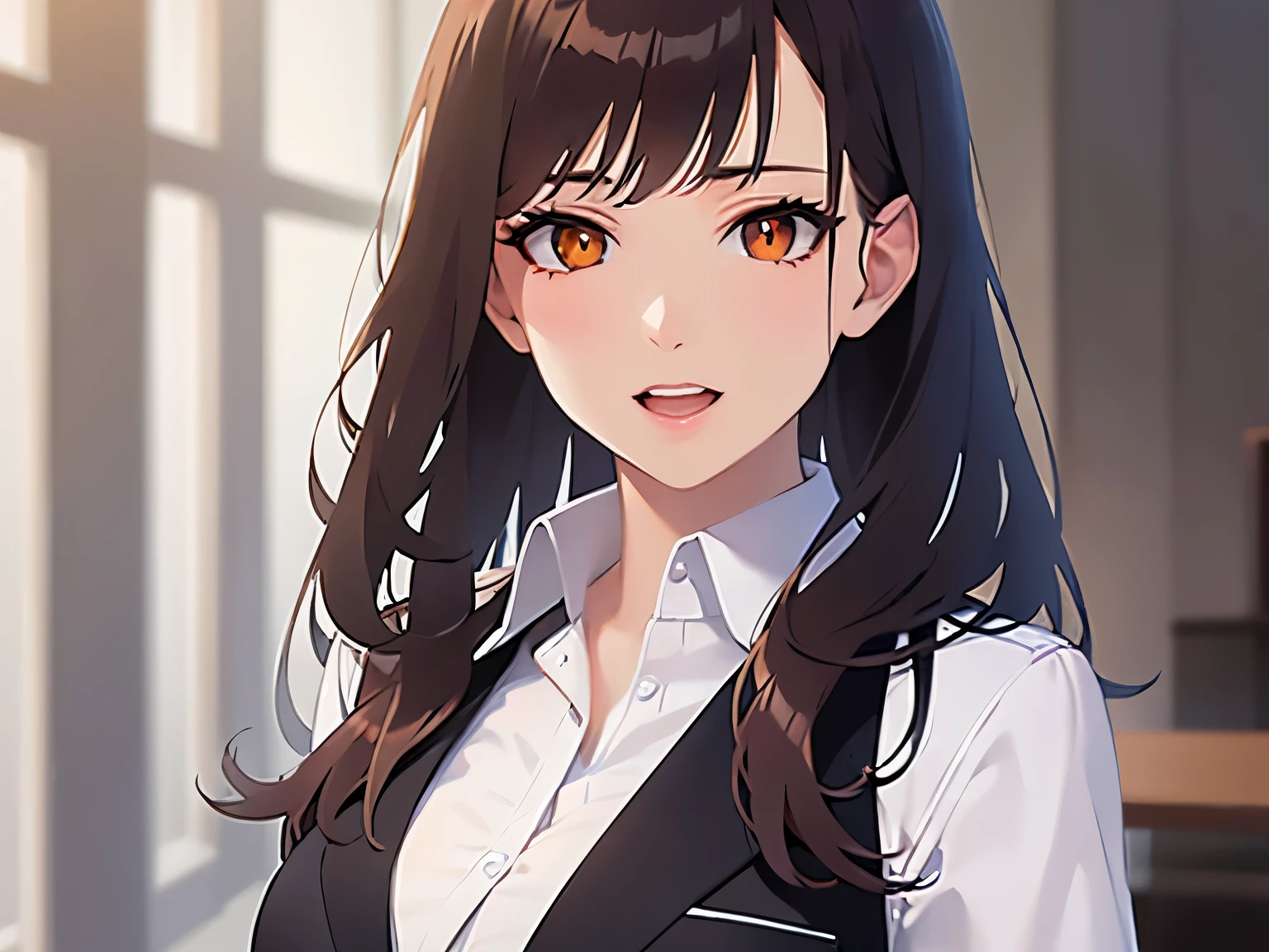 Orange eyes