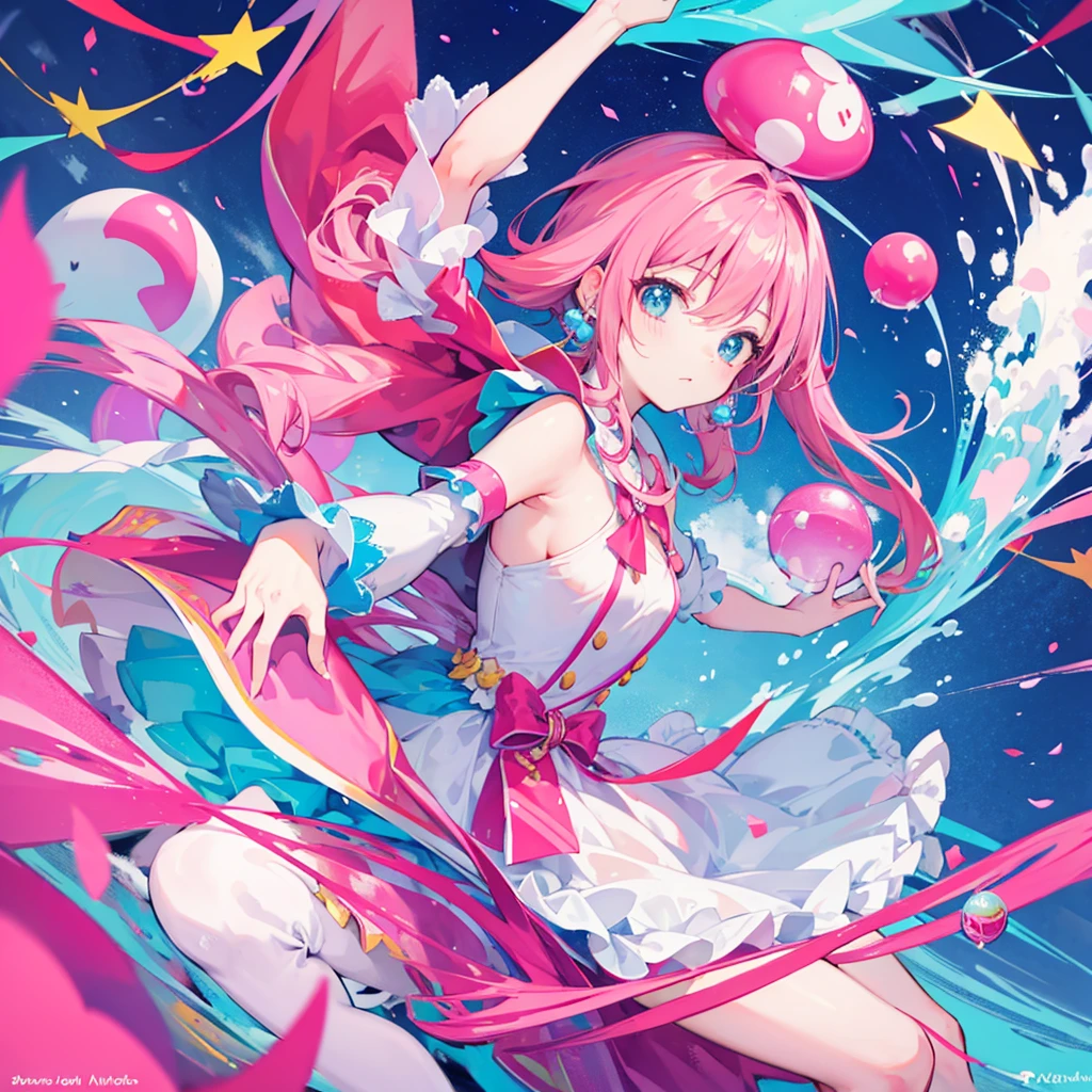 Bubblegum with a circus inside 
