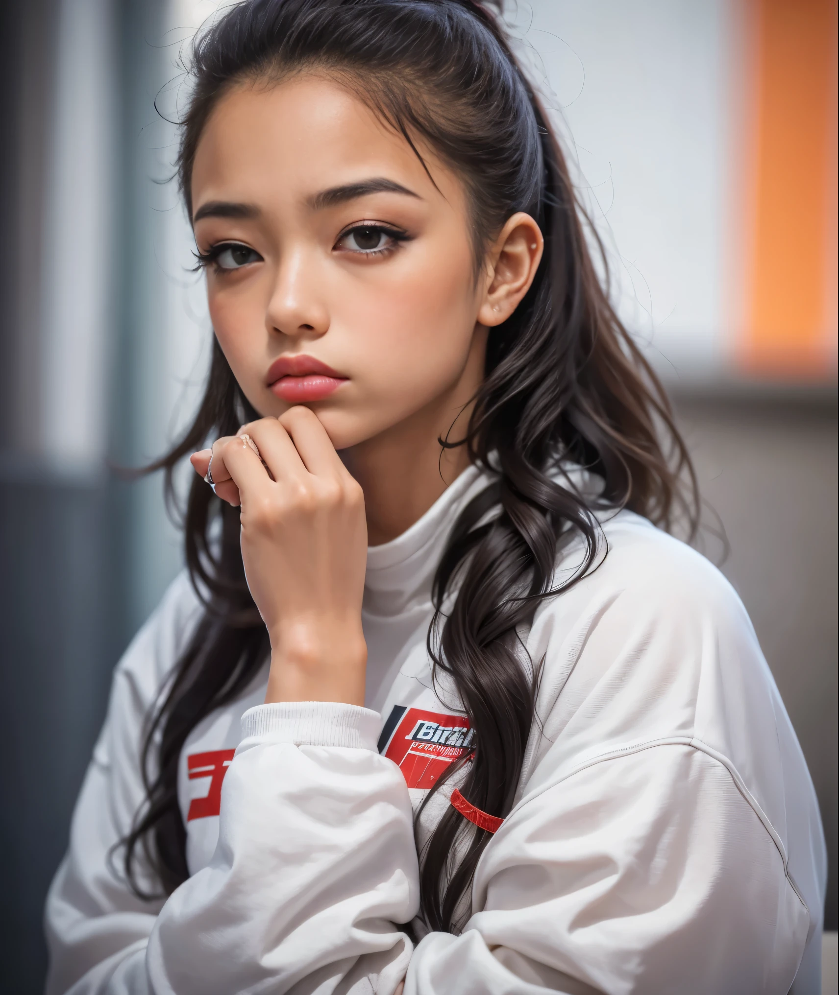 1girl, young japanese girl, olympic judo competitor, detailed judo uniform, intense facial expression, powerful muscle definition, dynamic motion blur, (best quality,4k,8k,highres,masterpiece:1.2),ultra-detailed,(realistic,photorealistic,photo-realistic:1.37),HDR,UHD,studio lighting,ultra-fine painting,sharp focus,physically-based rendering,extreme detail description,professional,vivid colors,bokeh,sports photography