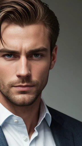A handsome English man . facefocus