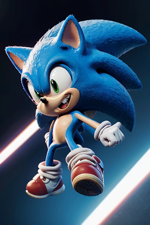 reproduce as similar as possible to the character Sonic
