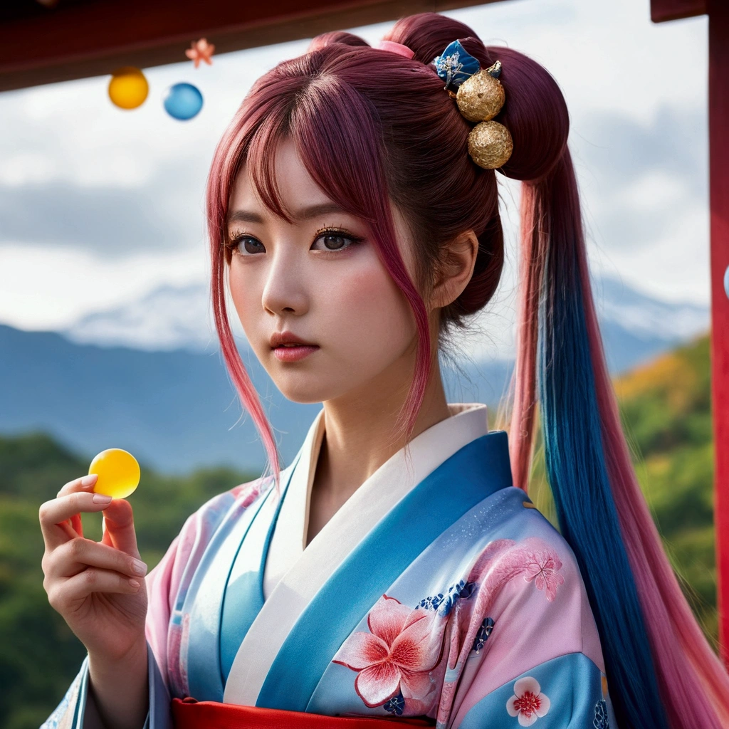 (masterpiece), (Highest quality), (Very detailed), (Dirty Hair), (figure), (1 girl) (Long Pink Hair 1.5) (blue eyes) (Double Ponytail 2.0), ((((No shoulders))),Hanfu, (Looking at the audience, (interview), (Simple Background), Beautiful and delicate eyes, Delicate and beautiful face, Soar (High saturation), (Colorful Glitter), Colorful bubbles, (Glitter), Facial accents, Perfect NwsjMajic, Conservative dress, No shoulders, Autumn Clothes, Facing the Public, Perfect figure,Airi Azuki.Kimono nude,Highest quality, Realistic, 8k, High resolution, 1 girl, woman, nice, (White Background: 1.82)), ((Big round breasts, Sleeveless white T-shirt: 1.75)), Straight Viewer: 1.8, (1 girl Eyes, Medium length hair, Brown Hair, Parted bangs : 1.65), Realistic, (bokeh), (Mouth closed: 1.46), nice, Pure Eros Face_v1Bending over, stooping,(Highest quality), masterpiece, Highly detailed CG uniform 8K illustrations, High collar, extremely High collar saturation, All the colors have deepened, paint, Graffiti art, Center Configuration, Highly detailed lights and shadows, Graffiti wall, wall painted bright, A girl&#39;s graffiti A girl is staring at the wall, Highly detailed face and eyes, Medium length hair, Sportswear, Colored clouds super huge mountain、The Alps、Nice views、Wonderful nature、Fantasy、Huge waterfall、High resolution、Highest quality、Masterpiece, Highest quality,One girl, Long Hair, hair bow, , alone, hair band, bird, Black Hair,pants, bangs, red hair band, arms, chest, Brown eyes, colorful kimono, Confused, A light smile, Official Art, Good composition, Official pose, detailed Portraiture, Portraiture, bokeh, Clouds and mountains background, warrior,, High resolution, Dramatic lighting and shadows, Solar flare, Blurred foreground 24k,High quality masterpiece, landscape, cloud, Bright starry sky. Traveler, Romantic Light, sexy pose , Concept Art, Lofi Art Style, reflection. Roffie Art, Beautiful , Detailed landscape — width 672, Enhanced Details. change, Leprechaun,A woman in a kimono holding a folding fan and a uchiwa fan, Traditional Japanese, Japanese style, Japanese Goddess, glamorous and sexy geisha, Traditional beauty, in kimono, geisha, beauty geisha, Inspired by , traditional geisha clothing, 