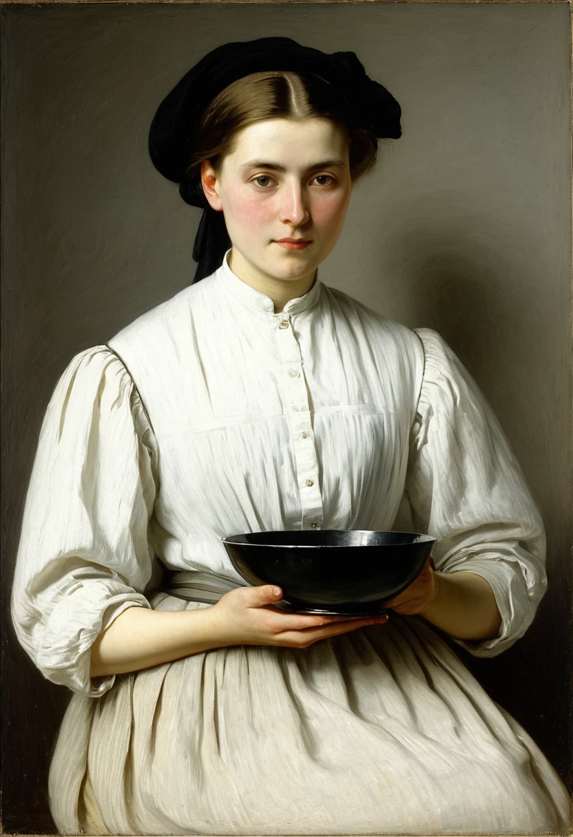 Painting holding a bowl and spoon, Marie Krøyer, by Hariton Platonov, Albert Anker, Albert Anker, Istvan Söni, Vitaly Bugarov, Philip de Laszlo, Hubert von Herkomer, Adolf Hiremi-Hirschl