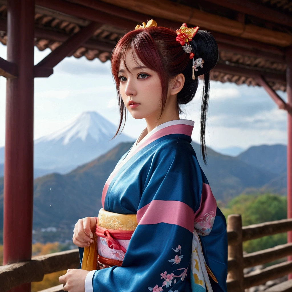 Date Hyogotaka,(Highest quality, masterpiece),( dark sky, heavy rain, Inside the ruined temple, Low water level、Water is stagnant, ), Realistic Background, 2112, Light*_black_particle,(masterpiece), (Highest quality), (Very detailed), (Dirty Hair), (figure), (1 girl) (Long Pink Hair 1.5) (Blue eyes) (Double Ponytail 2.0), ((((No shoulders))),Hanfu, (Looking at the audience, (interview), (Simple Background), Beautiful and delicate eyes, Delicate and beautiful face, Soar (High saturation), (Colorful glitter), Colorful bubbles, (glitter), Facial accents, Perfect NwsjMajic, Conservative dress, No shoulders, Autumn Clothes, Facing the Public, Perfect figure,Airi Azuki.Kimono nude,Highest quality, Realistic, 8k, High resolution, 1 girl, woman, nice, (White Background: 1.82)), ((Big round breasts, Sleeveless white T-shirt: 1.75)), Straight Viewer: 1.8, (1 girl Eyes, Medium length hair, Brown Hair, Parted bangs : 1.65), Realistic, (bokeh), (Mouth closed: 1.46), nice, Pure Eros Face_v1Bending over, stooping,(Highest quality), masterpiece, Highly detailed CG uniform 8K illustrations, High collar, extremely High collar saturation, All the colors have deepened, paint, Graffiti art, Center Configuration, Highly detailed lights and shadows, Graffiti wall, wall painted bright, A girl&#39;s graffiti A girl is staring at the wall, Highly detailed face and eyes, Medium length hair, Sportswear, Colored clouds super huge mountain、The Alps、Nice views、Wonderful nature、Fantasy、Huge waterfall、High resolution、Highest quality、Masterpiece, Highest quality,One girl, Long Hair, hair bow, , alone, hair band, bird, Black Hair,pants, bangs, red hair band, arms, chest, Brown eyes, colorful kimono, Confused, A light smile, Official Art, Good composition, Official pose, detailed Portraiture, Portraiture, bokeh, Clouds and mountains background, warrior,, High resolution, Dramatic lighting and shadows, Solar flare, Blurred foreground 24k,High quality masterpiece, landscape, cloud, Bright starry sky. Traveler, R