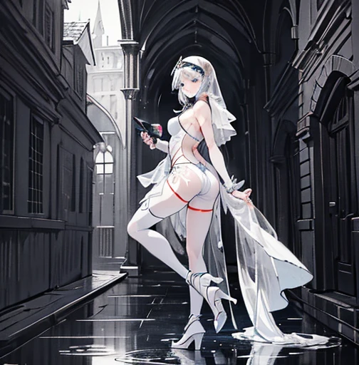 a girl in sexy underwear holding a sword and looking back at her own image of the background, a sexy anime woman riding a horse with her navel assorted, a woman posing for the camera while holding a sword above her head, girl standing lewed in front of a house, mezzo forte girl pinup having fun arafed woman veil anime barbie in white stockings grayscale phtoto made with anime painter studio background of hell gore draped in transparent cloth pixiv 3dcg covered in transparent cloth, ( ( dithered ) ) asuka suit under clothes! woman playing with a giant monster orc who's standing behind her slave rags leash iron ball berlinda on the back of her body with many goblins woman posing in an open courtyard in an ancient world a girl with milk in front of her flushed face behind her ass exposed with gooey goop dripping all over her body lewd face a drawing of a debauchery priest many cultist of aphrodite pudica pose gesture cell shaded adult animation sketchy artstyle gesture drawn holding a pudica pose body pose! full body drawing full character body full body concept full body front view female full body realistic proportions!! entire body