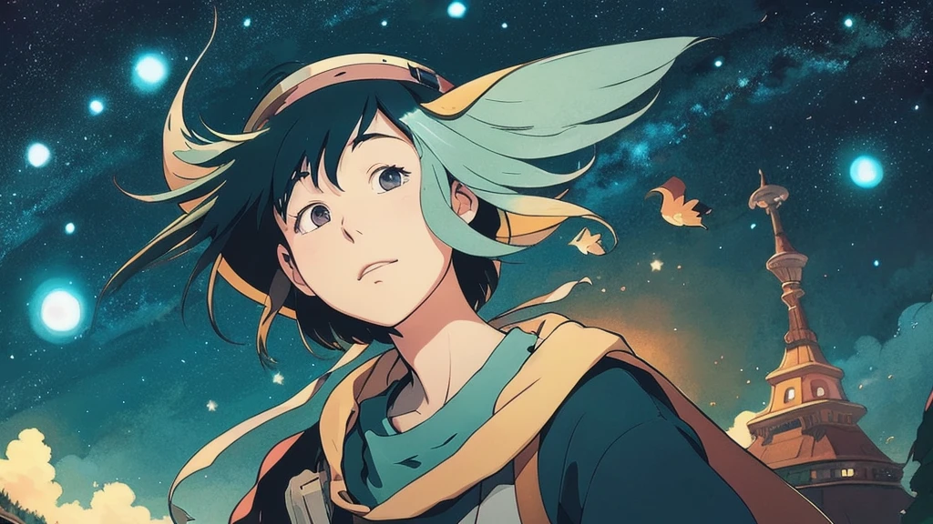 universe、Studio Ghibli、ジブリ風anime、Ghibli Art、anime、Ghibli Style