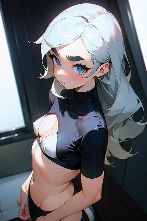 Cute adult woman、Thick eyebrows、(Small breasts)、(Sexy)、