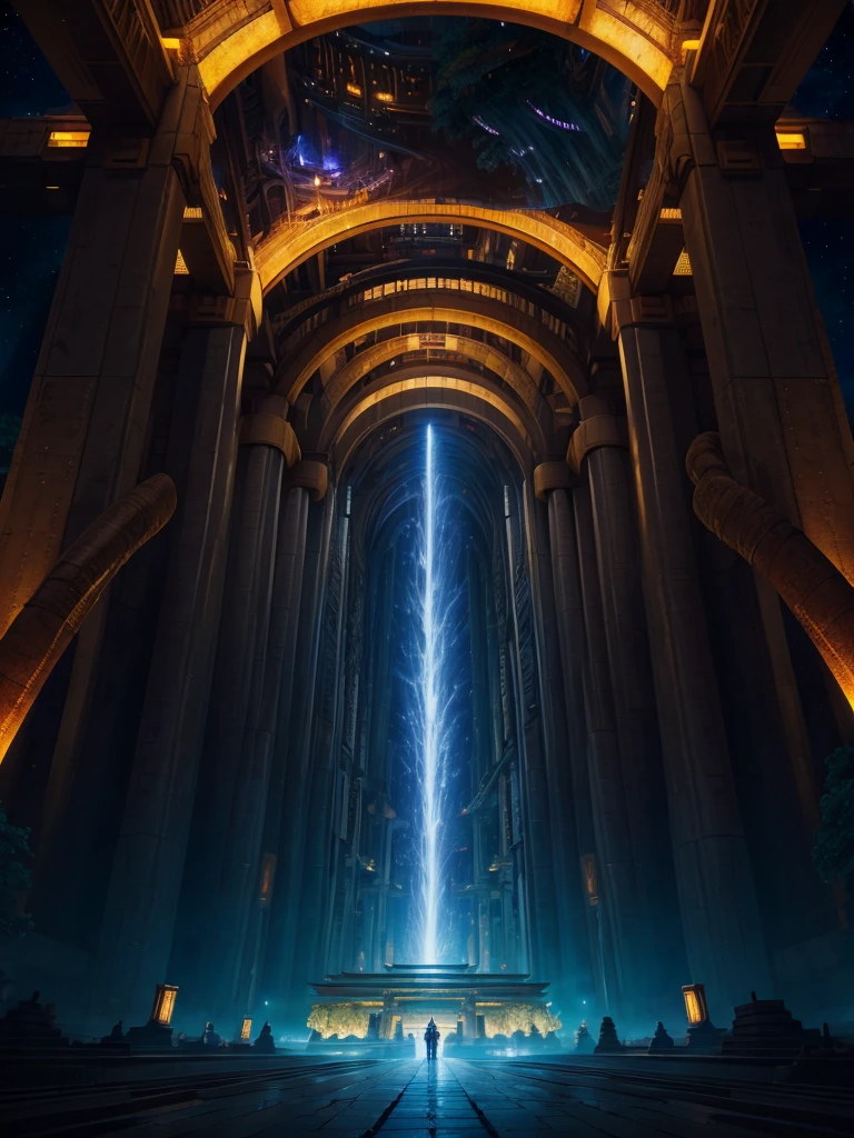 Best Quality,8k,Huge underground city,Underground Labyrinth,Anime Art,mysterious,Super huge structure,Super huge torii,Multidimensional,A world beyond imagination,High Dimension,Fantasy,Different space,Nature,romantic,A world beyond imagination,Dream world,Huge river,masterpiece,最高masterpiece,perfection,