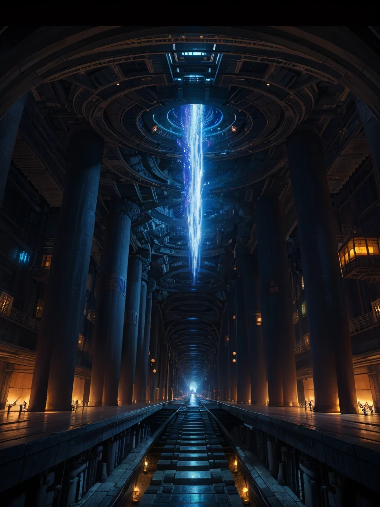 Best Quality,8k,Huge underground city,Underground Labyrinth,Anime Art,mysterious,Super huge structure,Super huge torii,Multidimensional,A world beyond imagination,High Dimension,Fantasy,Different space,Nature,romantic,A world beyond imagination,Dream world,Huge river,masterpiece,最高masterpiece,perfection,