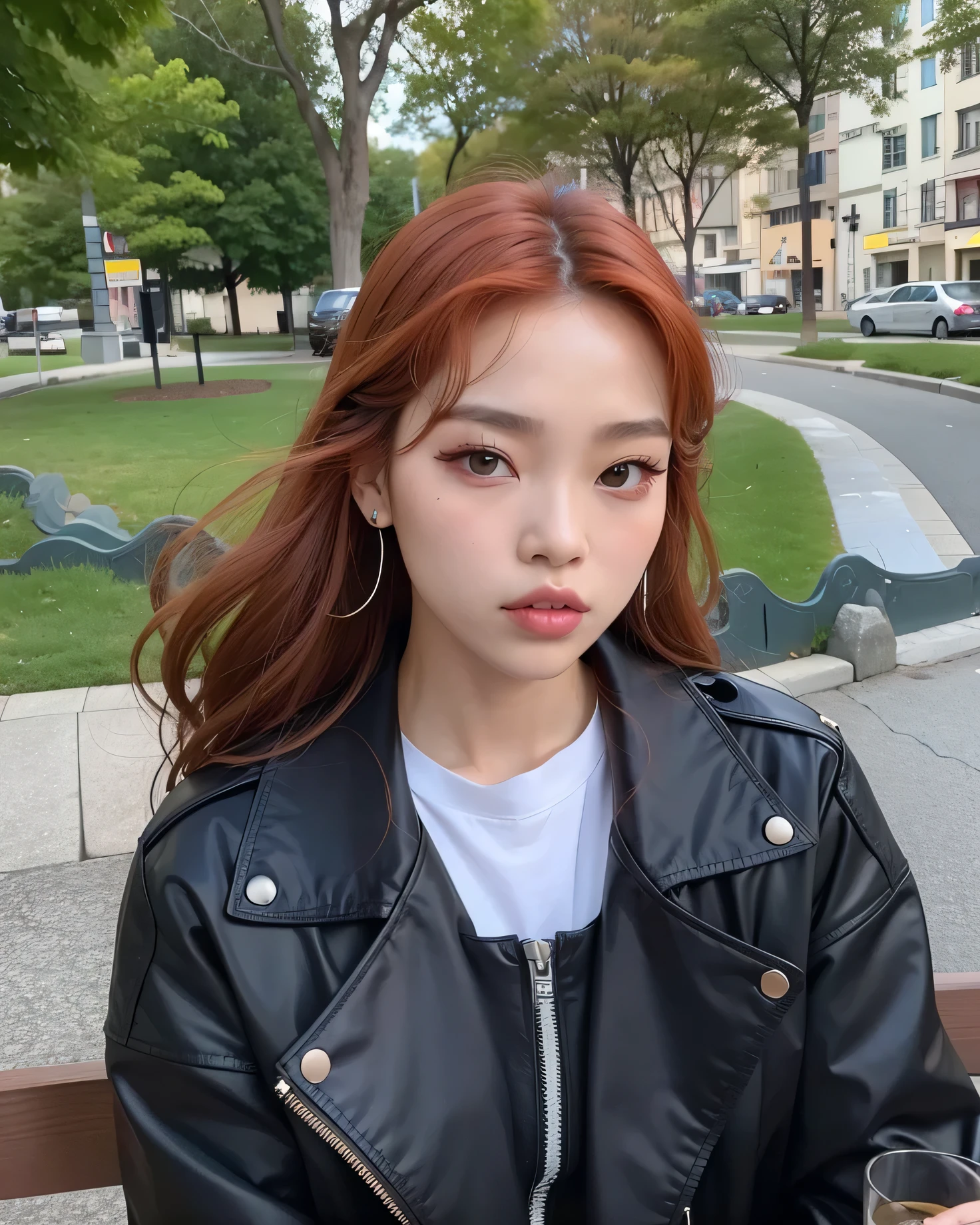 there is a woman in a black dress posing for a picture, coreana, linda mulher coreana jovem, cruel korean goth girl, Mulher sul-coreana bonita, Asian girl, jennie blackpink, mulher coreana jovem bonita, Ulzzang, Heonhwa Choe, Mulher coreana, she is wearing a black tank top, she is wearing a black dress, jossi do blackpink