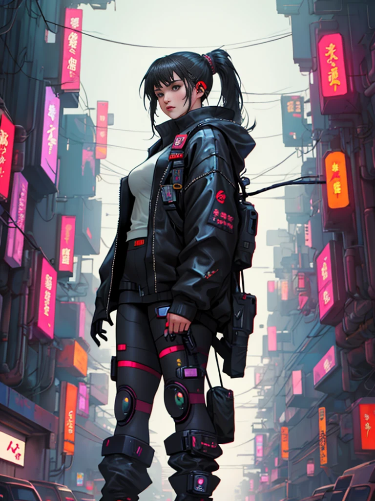 Cyberpunk japan girl