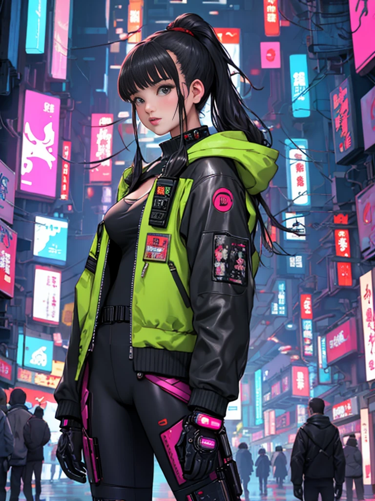 Cyberpunk japan girl