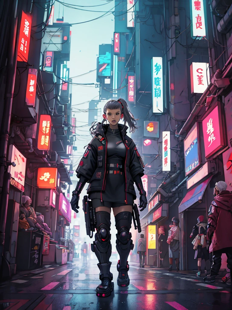 Cyberpunk japan girl