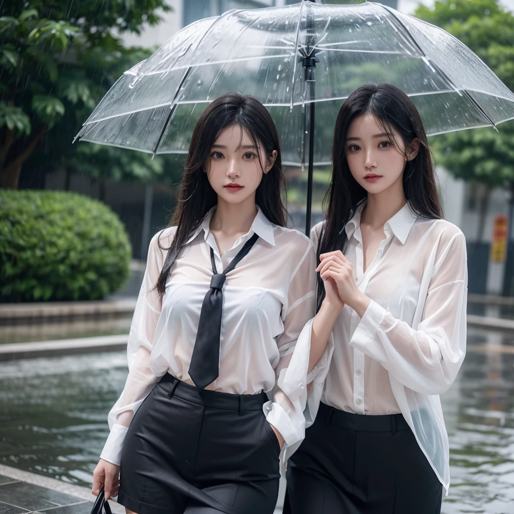 mini skirt、Hair getting wet in the rain、Transparent shirt、Beautiful woman getting wet in the rain、typhoon、Get wet without an umbrella、Beautiful woman in the rain、雨で濡れたBeautyOL、Detailed face、Realistic、beautiful girl、Beauty、Office Lady Uniform、beauty、Beautiful woman、Narrow waist、Handsome woman、Tight pants look、suit、Sexy pose、タイトなsuitパンツ、雨で濡れたsuit、Wet naked shirt、See-through shirt、Shot in heavy rain、Naked shirt