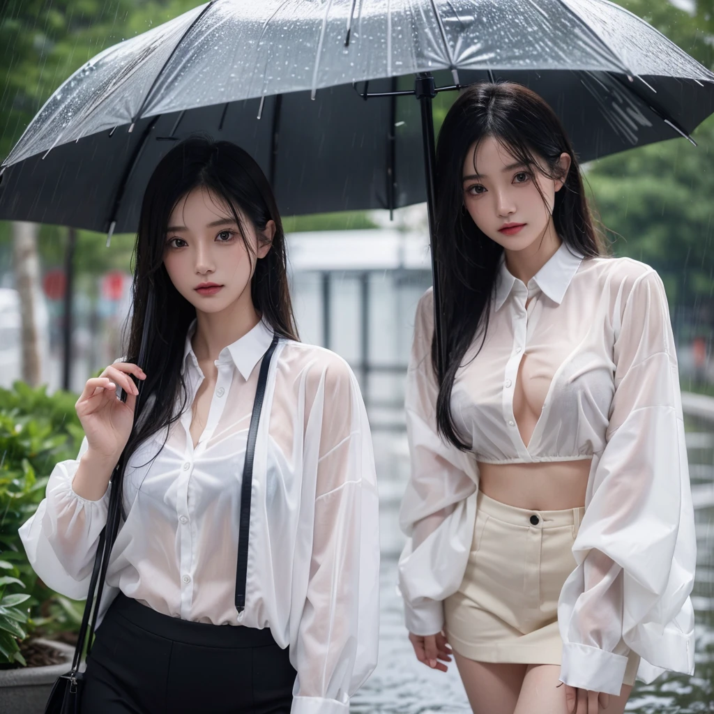 mini skirt、Hair getting wet in the rain、Transparent shirt、Beautiful woman getting wet in the rain、typhoon、Get wet without an umbrella、Beautiful woman in the rain、雨で濡れたBeautyOL、Detailed face、Realistic、beautiful girl、Beauty、Office Lady Uniform、beauty、Beautiful woman、Narrow waist、Handsome woman、Tight pants look、suit、Sexy pose、タイトなsuitパンツ、雨で濡れたsuit、Wet naked shirt、See-through shirt、Shot in heavy rain、Naked shirt
