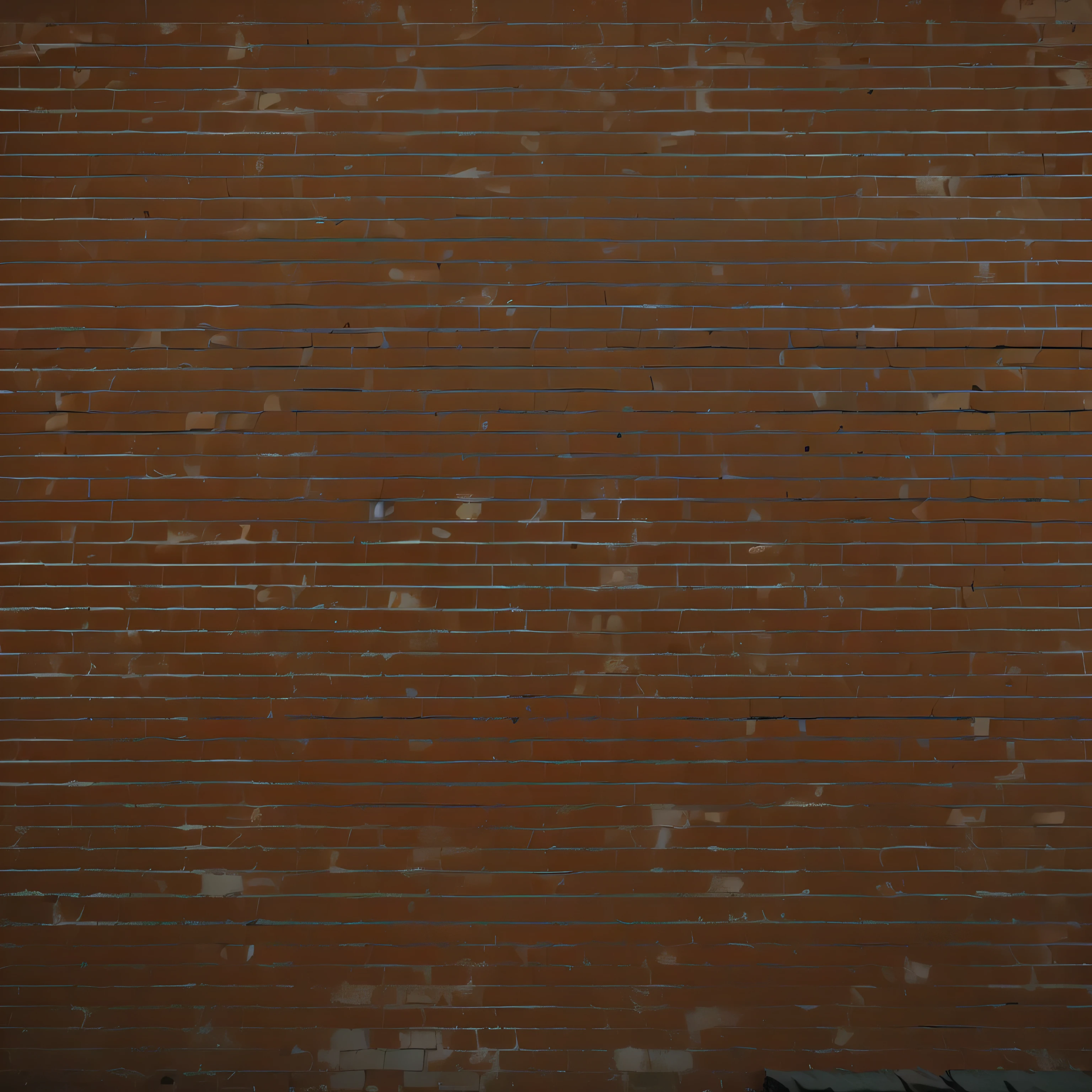 Texture of a large brick wall of a residential building in Brooklyn, seamless brick texture for 3D model