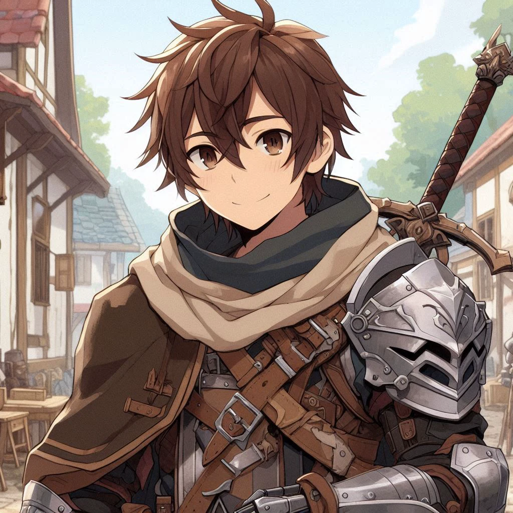 What's around the boy
