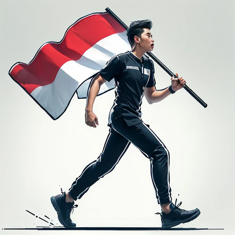 make more realistic real human photo still without background, make face more indonesian