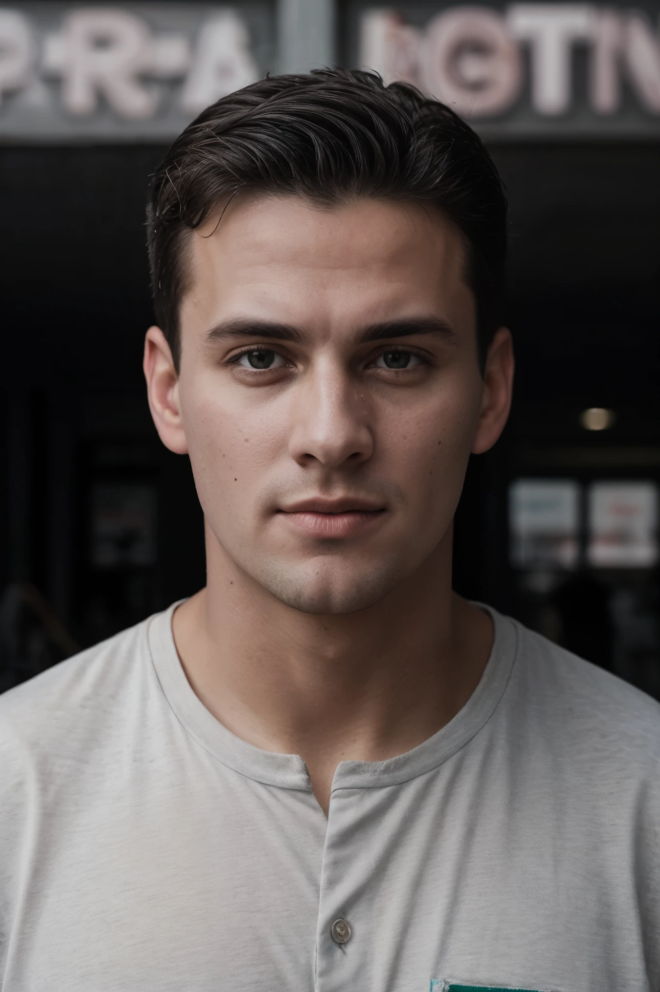 8k contract, SLR camera, high quality , RAW photo, Realistic photography ,Fujifilm XT3, Canon P5, Handsome men, Abandoned shopping center, daylight