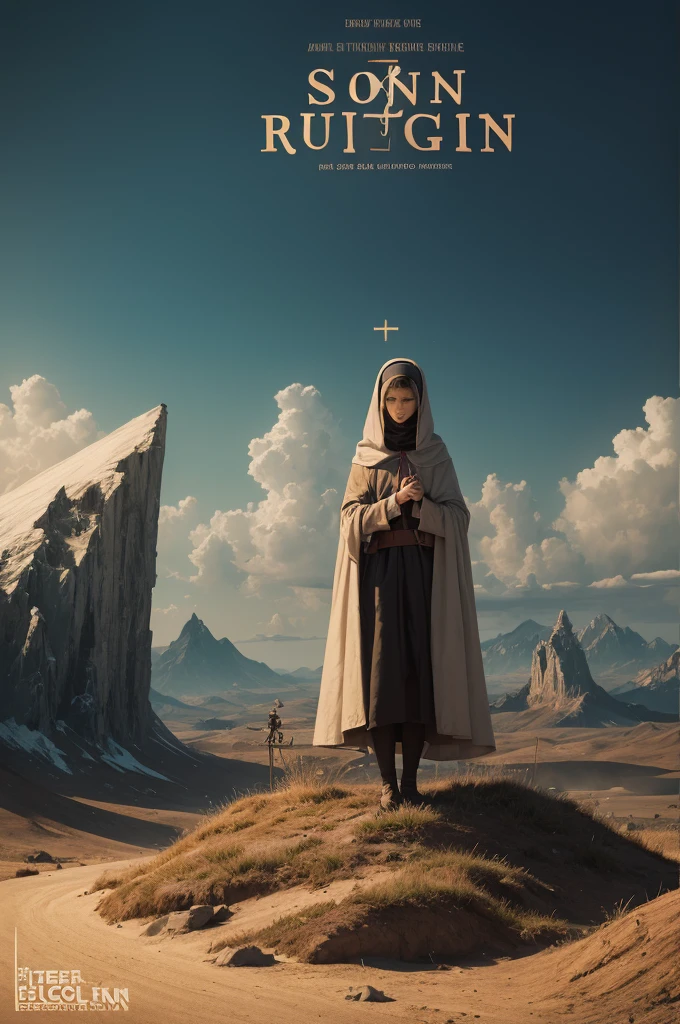 Create a poster for a song called"refuge and salvation"