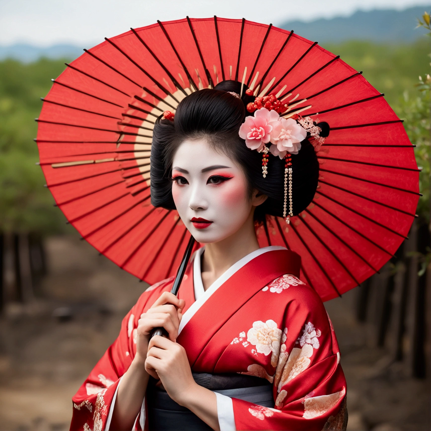 glamorous and sexy geisha, Traditional beauty, in kimono, geisha, beauty geisha, Inspired by , traditional geisha clothing, geisha makeup, ((Woman in kimono)) holding a fan - woman in kimono, traditional Japanese, Japanese style, Japanese goddess Glamorous and sexy geisha - glamorous and sexy geisha, Japanese geisha Traditiona,Arabian woman in kimono holding umbrella and red umbrella, traditional geisha clothing, glamorous and sexy geisha, japanese geisha, female geisha girl, intricate geisha kimono, geisha photo portrait, geisha, beauty geisha, Japanese Kimono, red kimono, Traditional Japanese, organic seductive geisha, geisha hairstyle, Japanese style((summer, desert, ((I don&#39;t have a home)), Pink Cloud, A land of roses, James Gurney, Art Station Rendering, Ultra-wide-angle lens, High resolution