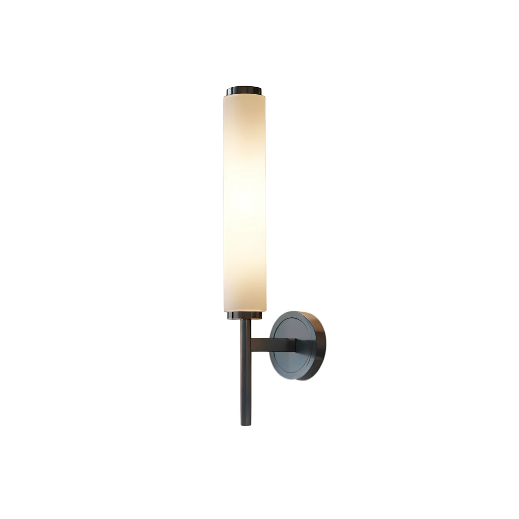 带有白色灯光的wall lamp特写, Candlestick, wall lamp, Modern lighting, Simple lighting, Sufficient lighting, Sufficient lighting, tranquil lighting, contrast Side Light, Lighting side view, Large scattered light, Fashion lighting, Side Light, Hours 576, Soft outdoor lighting, Dim accent lighting, 升亮卧室床头wall lamp