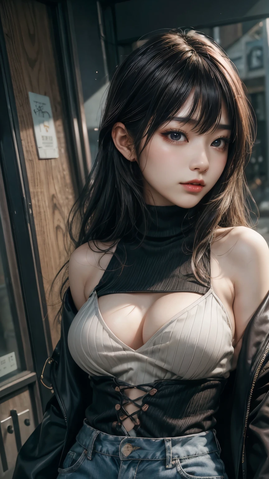 (最高qualityのディテール)、Realistic、8K Ultra HD、High resolution、(One Girl:1.2)、The 超detailedな、高qualityのテクスチャ、複雑なdetailed、detailed、非常にdetailedなCG、高qualityの影、detailed 美しく繊細な顔、detailed 美しく繊細な目、Written boundary depth、Ray Tracing、20th Generation、Cute K-Pop Girls、(The Face of Ulzan in Korea)、Thin face、(Urzan-6500-v1.1:0.6)、PurerosFace_v1、Glowing Eyes、Perfect body、 Viewer Display、(最高qualityのディテール:1.2)、Realistic、8K Ultra HD、High resolution、(One Girl:1.2)、The 超detailedな、高qualityのテクスチャ、複雑なdetailed、detailed、非常にdetailedなCG、高qualityの影、detailed 美しく繊細な顔、detailed 美しく繊細な目、Written boundary depth、Ray Tracing、20th Generation、Cute K-Pop Girls、(The Face of Ulzan in Korea)、Thin face、(Urzan-6500-v1.1:0.6)、cheek、Glossy Lips、、High resolution, Best image quality, 最高quality, Realistic, 超detailedな, Realistic, 4K 8K Ultra HD Full Color RAW Photos, Fujifilm(Medium format), Hasselblad, Carl Zeiss, Incredible dynamic range photography(utility_art:Smooth-768:1.1),High resolution, High pixel count, 明確なdetailed, Clear images, Natural color reproduction, Noise Reduction, High fidelity, quality, Software Improvements, Upscaling, Optimized Algorithms, Professional-level retouching,
1. Oversized coat:
The coat is、Choose an oversized design that covers from shoulders to knees.。Color is classic navy or black、or warm khaki or beige, wait.、Choose colors that match the season。
2. Knitted sweater or turtleneck:
To protect yourself from the cold、Knitted sweater or turtleneckを選択してください。Match the texture and color of the knit to the coat.。
3. Wide leg pants:
For pants, Choose a wide-leg design、Combines ease of movement and style。Denim in dark tones or black trousers will look good.。
4. Knee-high boots:
What is included in an oversized coat、足首からふくらはぎまでカバーするKnee-high bootsとの組み合わせ。Boots are black or dark brown and chic.、Gives a stylish impression。
5. accessories:
シンプルなゴールドまたはシルバーのaccessoriesを選択してください、Add elegance to your outfit。for example、Long necklaces and large earrings are recommended.。
6. Handbags:
Handbags、Choose a color that matches the tone of your outfit.。Shoulder bags and tote bags are convenient and stylish。
7. Compensateと髪型:
Compensate, Choose natural colors that flatter your skin。Wavy Hair、By creating loose curls、Appeal to softness。