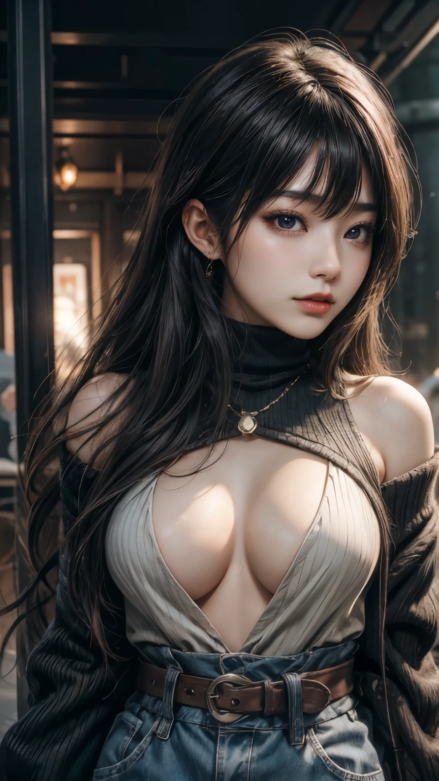 (最高qualityのディテール)、Realistic、8K Ultra HD、High resolution、(One Girl:1.2)、The 超detailedな、高qualityのテクスチャ、複雑なdetailed、detailed、非常にdetailedなCG、高qualityの影、detailed 美しく繊細な顔、detailed 美しく繊細な目、Written boundary depth、Ray Tracing、20th Generation、Cute K-Pop Girls、(The Face of Ulzan in Korea)、Thin face、(Urzan-6500-v1.1:0.6)、PurerosFace_v1、Glowing Eyes、Perfect body、 Viewer Display、(最高qualityのディテール:1.2)、Realistic、8K Ultra HD、High resolution、(One Girl:1.2)、The 超detailedな、高qualityのテクスチャ、複雑なdetailed、detailed、非常にdetailedなCG、高qualityの影、detailed 美しく繊細な顔、detailed 美しく繊細な目、Written boundary depth、Ray Tracing、20th Generation、Cute K-Pop Girls、(The Face of Ulzan in Korea)、Thin face、(Urzan-6500-v1.1:0.6)、cheek、Glossy Lips、、High resolution, Best image quality, 最高quality, Realistic, 超detailedな, Realistic, 4K 8K Ultra HD Full Color RAW Photos, Fujifilm(Medium format), Hasselblad, Carl Zeiss, Incredible dynamic range photography(utility_art:Smooth-768:1.1),High resolution, High pixel count, 明確なdetailed, Clear images, Natural color reproduction, Noise Reduction, High fidelity, quality, Software Improvements, Upscaling, Optimized Algorithms, Professional-level retouching,
1. Oversized coat:
The coat is、Choose an oversized design that covers from shoulders to knees.。Color is classic navy or black、or warm khaki or beige, hang on.、Choose colors that match the season。
2. Knitted sweater or turtleneck:
To protect yourself from the cold、Knitted sweater or turtleneckを選択してください。Match the texture and color of the knit to the coat.。
3. Wide leg pants:
For pants, Choose a wide-leg design、Combines ease of movement and style。Denim in dark tones or black trousers will look good.。
4. Knee-high boots:
What is included in an oversized coat、足首からふくらはぎまでカバーするKnee-high bootsとの組み合わせ。Boots are black or dark brown and chic.、Gives a stylish impression。
5. accessories:
シンプルなゴールドまたはシルバーのaccessoriesを選択してください、Add elegance to your outfit。for example、Long necklaces and large earrings are recommended.。
6. Handbags:
Handbags、Choose a color that matches the tone of your outfit.。Shoulder bags and tote bags are convenient and stylish。
7. Compensateと髪型:
Compensate, Choose natural colors that flatter your skin。Wavy Hair、By creating loose curls、Appeal to softness。