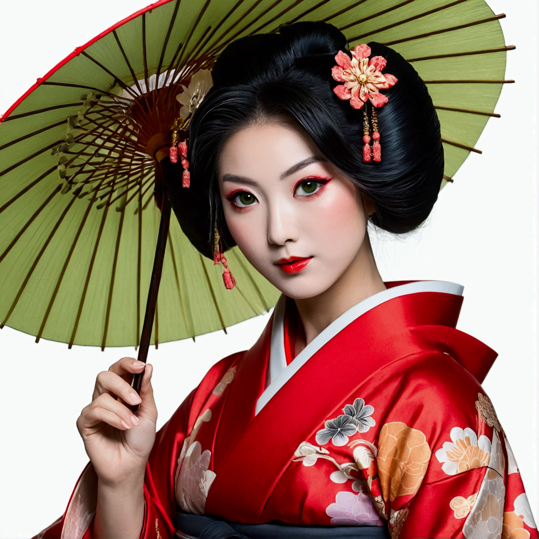 glamorous and sexy geisha, Traditional beauty, in kimono, geisha, beauty geisha, Inspired by , traditional geisha clothing, geisha makeup, ((Woman in kimono)) holding a fan - woman in kimono, traditional Japanese, Japanese style, Japanese goddess Glamorous and sexy geisha - glamorous and sexy geisha, Japanese geisha Traditiona,Arabian woman in kimono holding umbrella and red umbrella, traditional geisha clothing, glamorous and sexy geisha, japanese geisha, female geisha girl, intricate geisha kimono, geisha photo portrait, geisha, beauty geisha, Japanese Kimono, red kimono, Traditional Japanese, organic seductive geisha, geisha hairstyle, Japanese style((masterpiece:1.2), (absurdes), (Detailed face),(Detailed eyes), (Highest quality) (Traditional Media:1.2) , (White background), Upper Body, (Expressionless), artoria_Pendragon_(destiny), Things to know, armor, bionde, Gauntlet, Green Eyes, Hair Ribbon, armored dress, Ahoge, Blue clothes,((Highest quality, masterpiece, Black Hair, Red eyes, look up, Upper Body, cute, Frilled shirt, smile,Redhead