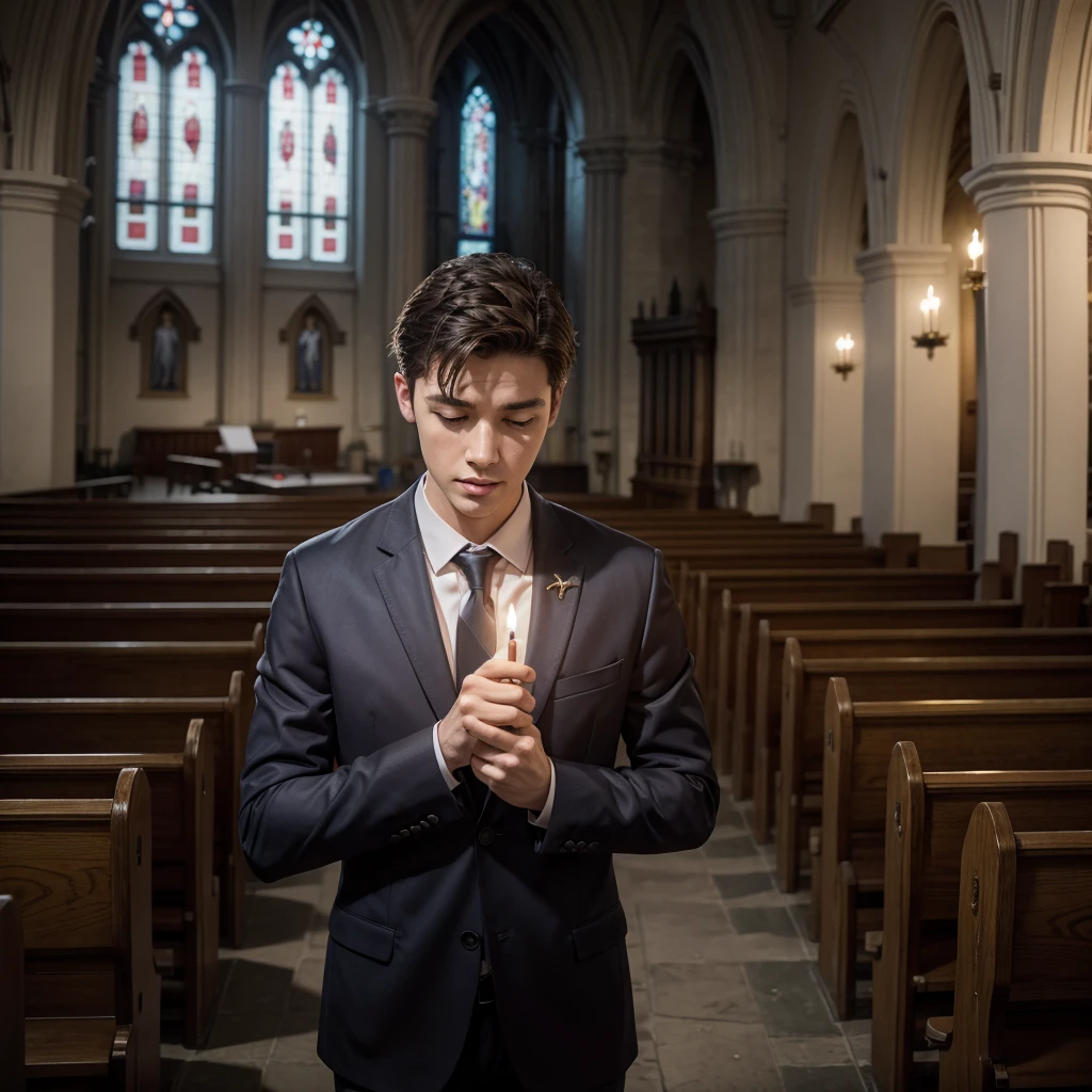 Birthday of a pastor inside the church