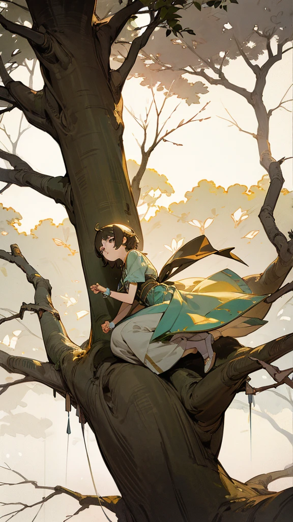 spirit、princess、Old Acacia Tree、painful