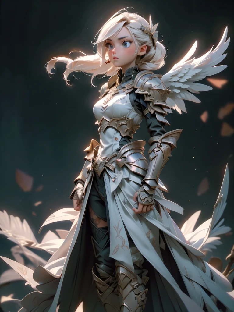 (((masterpiece, high quality, 16k))),((full body view)),(( realistic))1girl, angel, angel_wings, armor, feathers_long, wing, feathers_hair, shoulder_armor, solo, upper_body, white_theme, white_wings, wings, best_quality, 4k, 8k, highres, masterpiece:1.2, ultra-detailed, realistic, photorealistic:1.37, HDR, UHD, studio_lighting, ultra-fine_painting, sharp_focus, physically-based_rendering, extreme_detail_description, professional, vivid_colors, bokeh, digital_painting, dramatic_lighting, intricate_details, cinematic_composition, fantasy_art