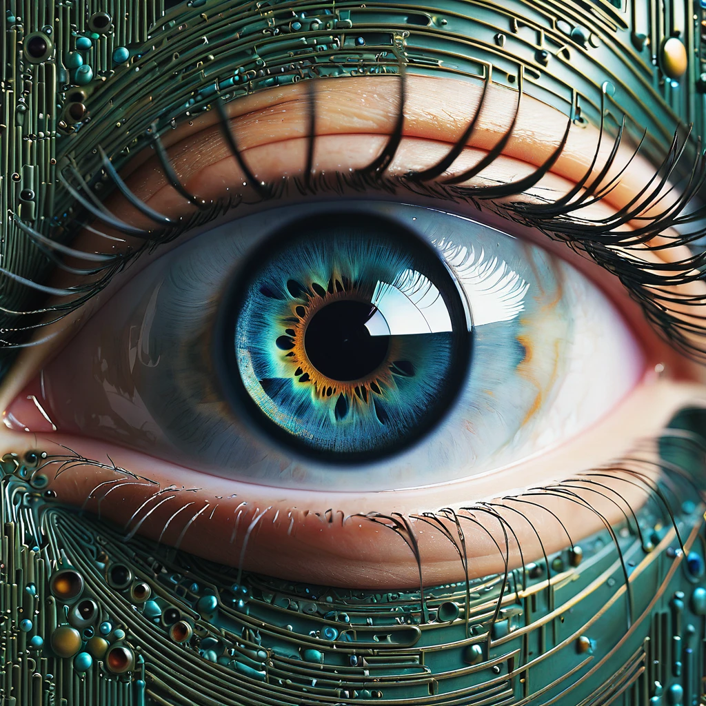 big brother eye, sees everything, hears everything, the eye sees everything