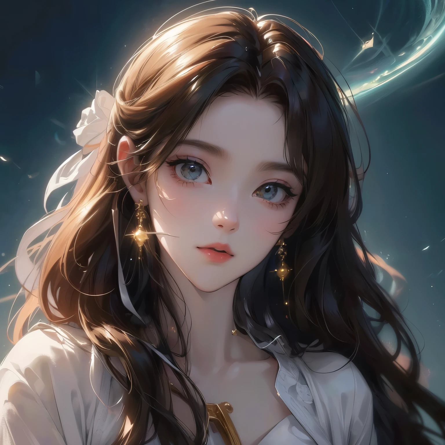 portrait, close up,(highres,best quality:1.2),dreamy woman, angel,angel with white halo and wings, dreamy, celestial beings,divine silence,stunning presence, heavenly background,transcendent beauty,divine grace,celestial harmony,cosmic radiance,heavenly glow,mystical aura,luminous atmosphere,serene tranquility,divine power,majestic elegance,sacred energy,cosmic alignment,celestial connection,spiritual transcendence,ethereal light,angelic figures,transcendent realm,celestial artistry,cosmic enchantment,stellar luminescence,heavenly attire,transcendent serenity,celestial radiance,cosmic magic,stunning ethereal beings,lustrous cosmic tapestry,heavenly spectacle,divine countenance,supernatural grace,cosmic vibrations,celestial transcendence,
