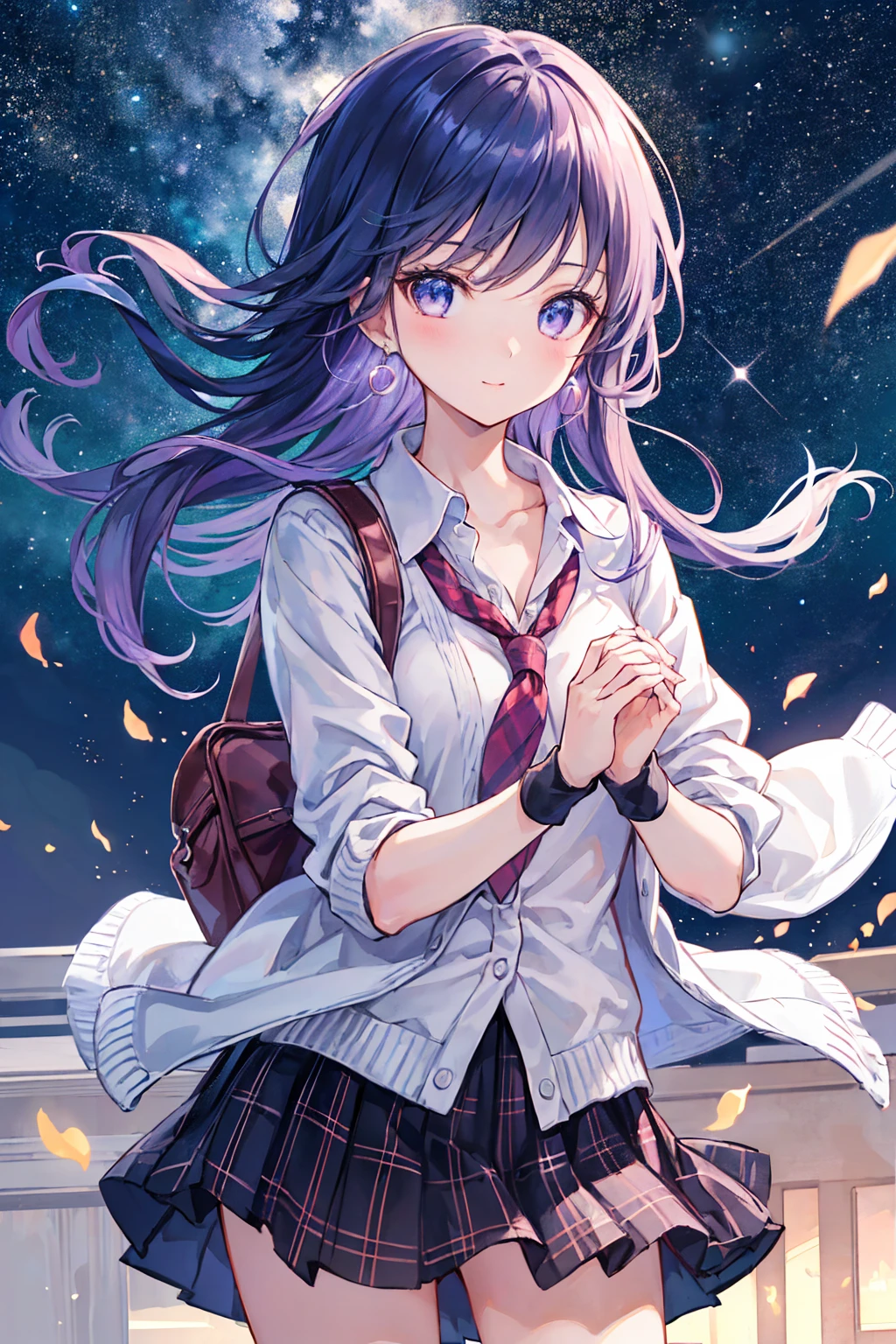 A balance of beauty and disturbing complexity..(Highest quality、High definition、masterpiece:1.2、)、Awareness-raising、1peopleの少女、(cardigan、cardiganウエストラップ、Waist wrap、Loose tie、cardigan、Plaid、Plaidスカート、Pleated skirt、、Skirt、Rolled up my sleeves、Wristband)、Waiting for a kiss、Looking at the audience、happiness、Blue Hair、Earrings、Gradient Hair、Multi-colored hair、Parted bangs、Purple Hair、Upper body、Extremely close-up footage、High resolution、超High resolution、8k、Glowing Eyes, Starry Sky、Sparkling Eyes,Happy、Shortcuts,Sparkling Eyes,Happy,Reaching out ,forward hand,Floating Hair, Shiny Hair,Outdoor, Wind,Sparkling Eyes,Happy,Sexy Body,(Perfect Anatomy:1.2),((Perfect hands:1.2)),people々focus on。people物の最も輝く構図をリアルに表現する。((masterpiece))、(((Highest quality)))、((Ultra-detailed))、(Surreal)、(highly detailed CGAwareness-raisingn)、(Very delicate and beautiful)、少女はmasterpiece、Highest quality、Realistic texture、Realistic Fabric、We will introduce a realist Awareness-raisingn focusing on the center front of girls with realistic and ultra-detailed eyes.。This is an absolute rule, And the next sentence describes the quality of the image:。
people類史上最も偉大な画家が比類のない美と出会う、史上最高masterpieceです, The most beautiful portrait of her life.。
Create amazing anime artworks that are currently trending with seaStation、Showcasing exquisite beauty and captivating aesthetics。,Auspicious々lips、艶やかでセクシーなlips, Shoot from the side