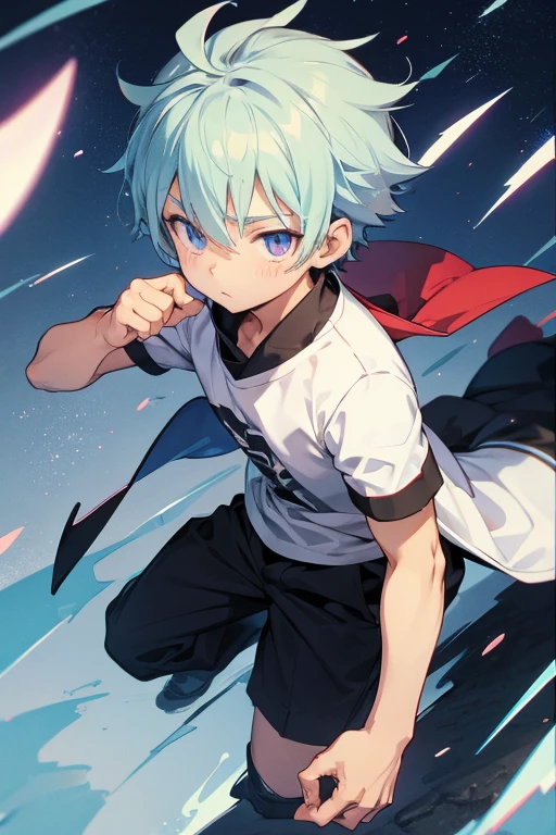 A poor anime boy who has little money