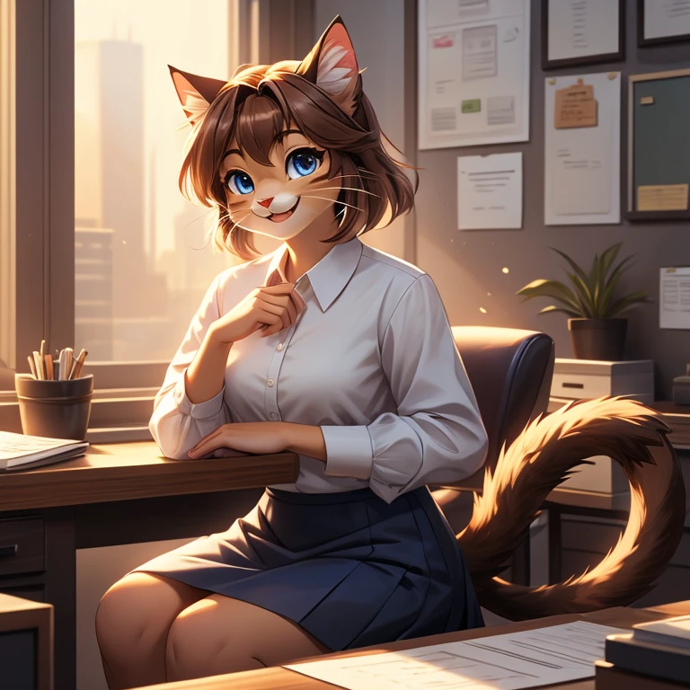 female anthro cat