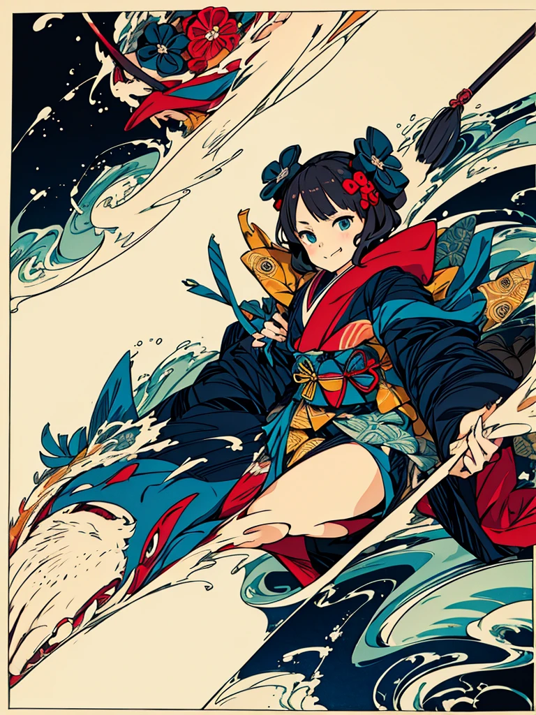 background:36 Views of Fugaku Kanagawa Okinami Ura, hokusai, masterpiece, super high quality, ( Highly detailed original illustration), , ((Hana Sakura)(graffiti)), Double exposure, A fluid fusion of abstract art, Glitch, ( 2D), ( Original illustration composition), ( Limited edition color fusion, Maximalism art style, Geometric art style, fire, Junk Art), Yellow theme, background渦と波,[1 Girl:7], (Tilt your head:1.2), ([sketch|watercolor \(Moderate\)]:1.15),混沌とした抽象なbackground, Vector Trace, グラデーションブレンディング and whole body, Artistic elements add depth to the work,Katsushika Hokusai,sketch (Character design sheet, same characters, whole body, Three-View, front, ~ ~ ~ ~ side, return) 1 female, Nervous,Cowboy Shot,,(Very bright:1.1), 白色のbackground, [1 Girl:7], (Tilt your head:1.2), ([sketch|watercolor \(Moderate\)]:1.15)