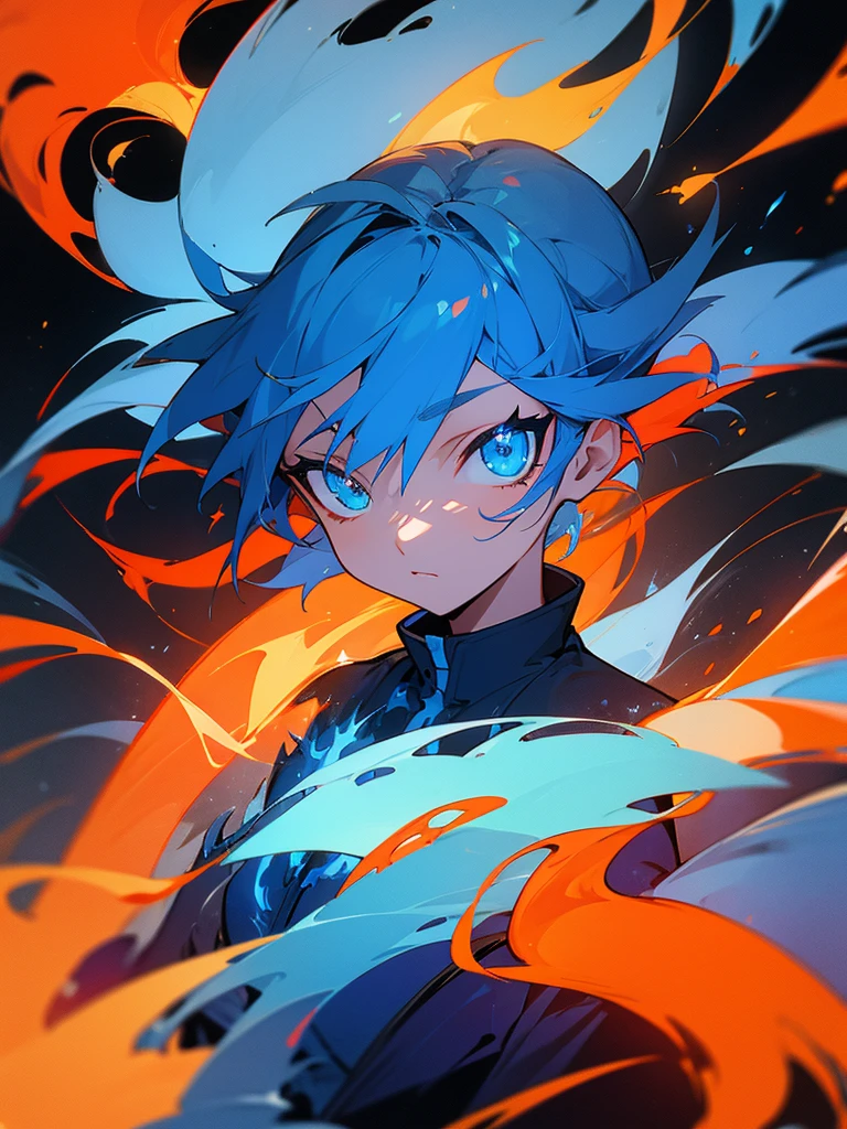(Blue Flames and Orange Flames)