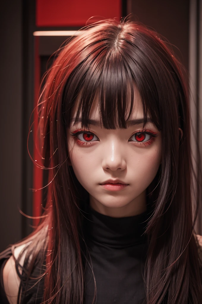 photo of ugly and red eyes